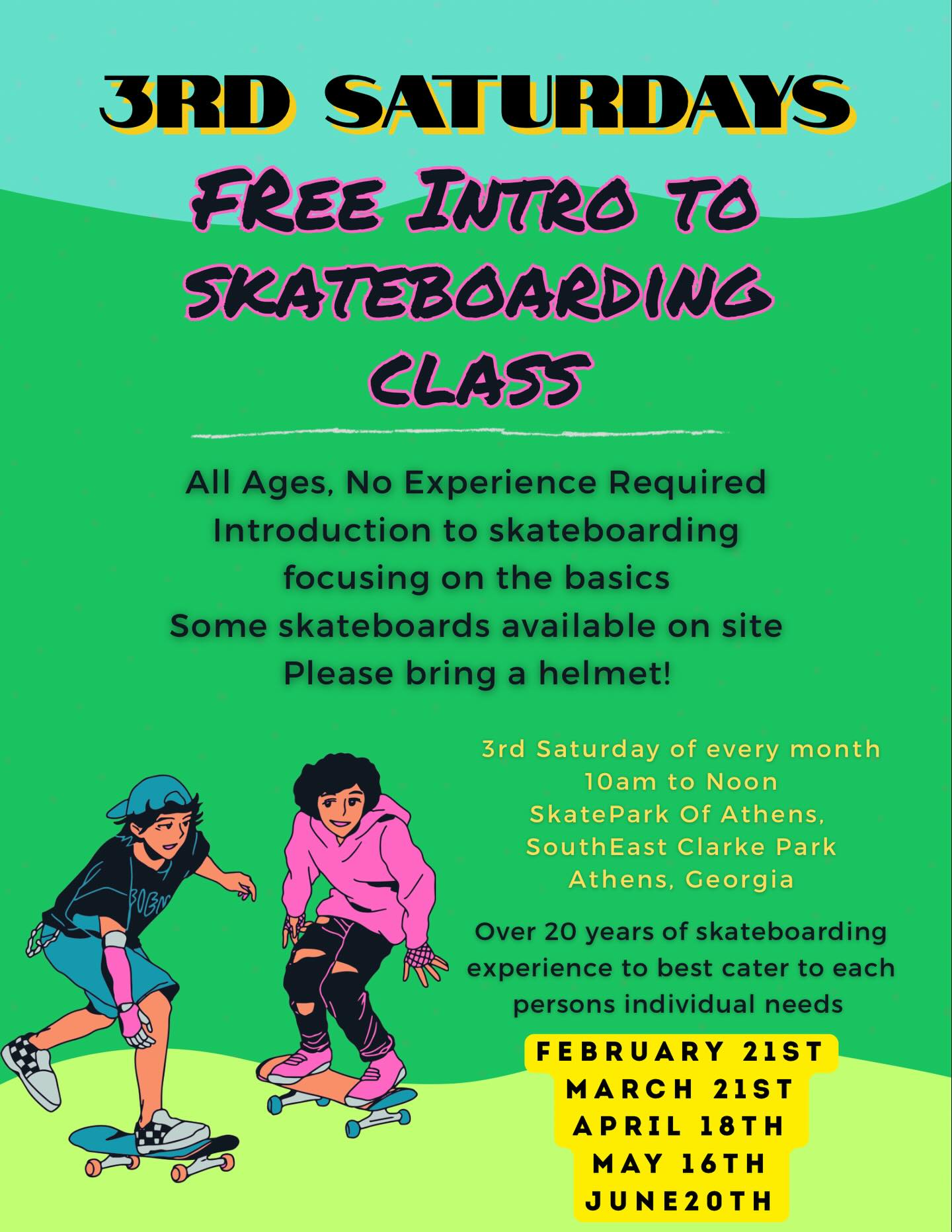 3rd Saturdays Intro Class